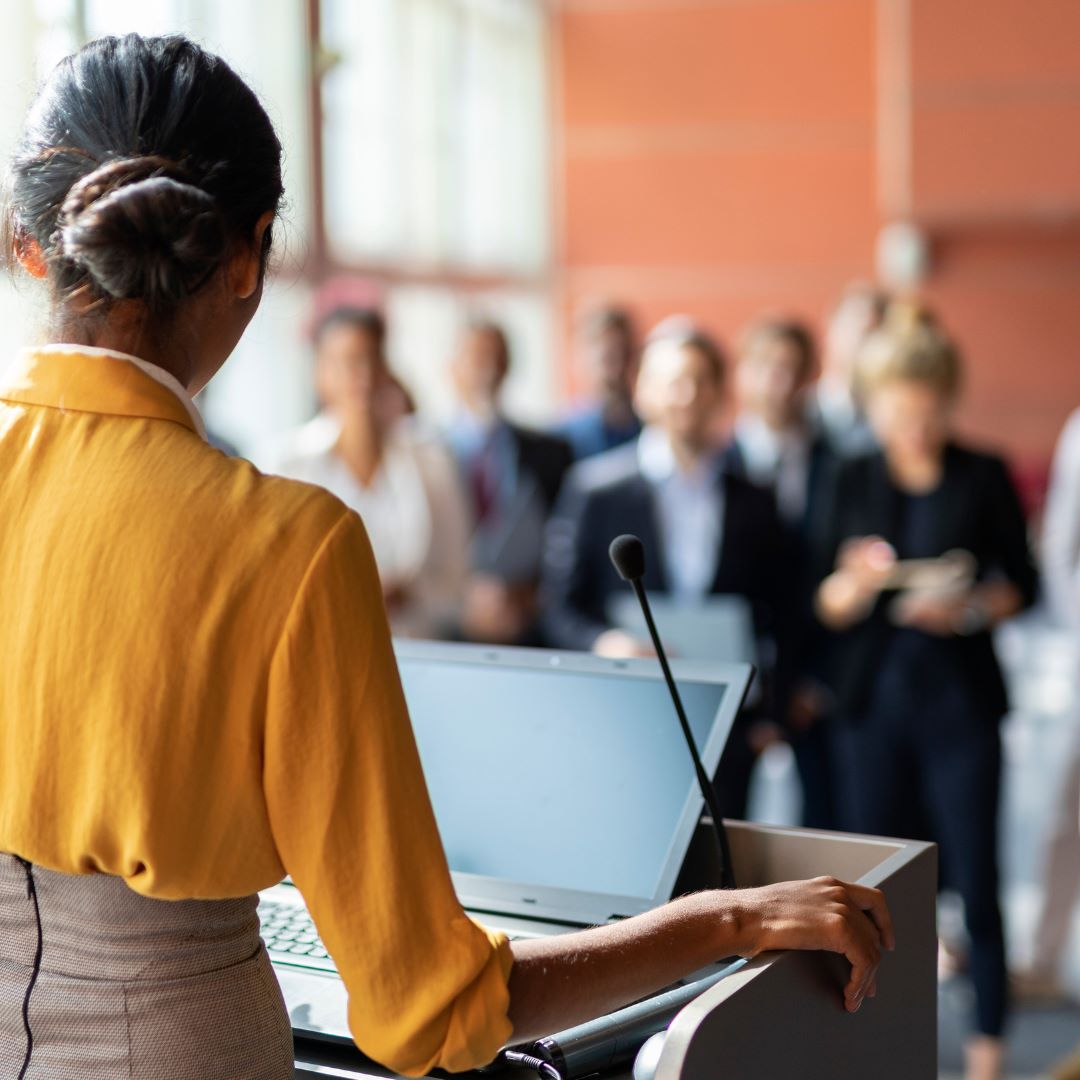 Presentation during an event