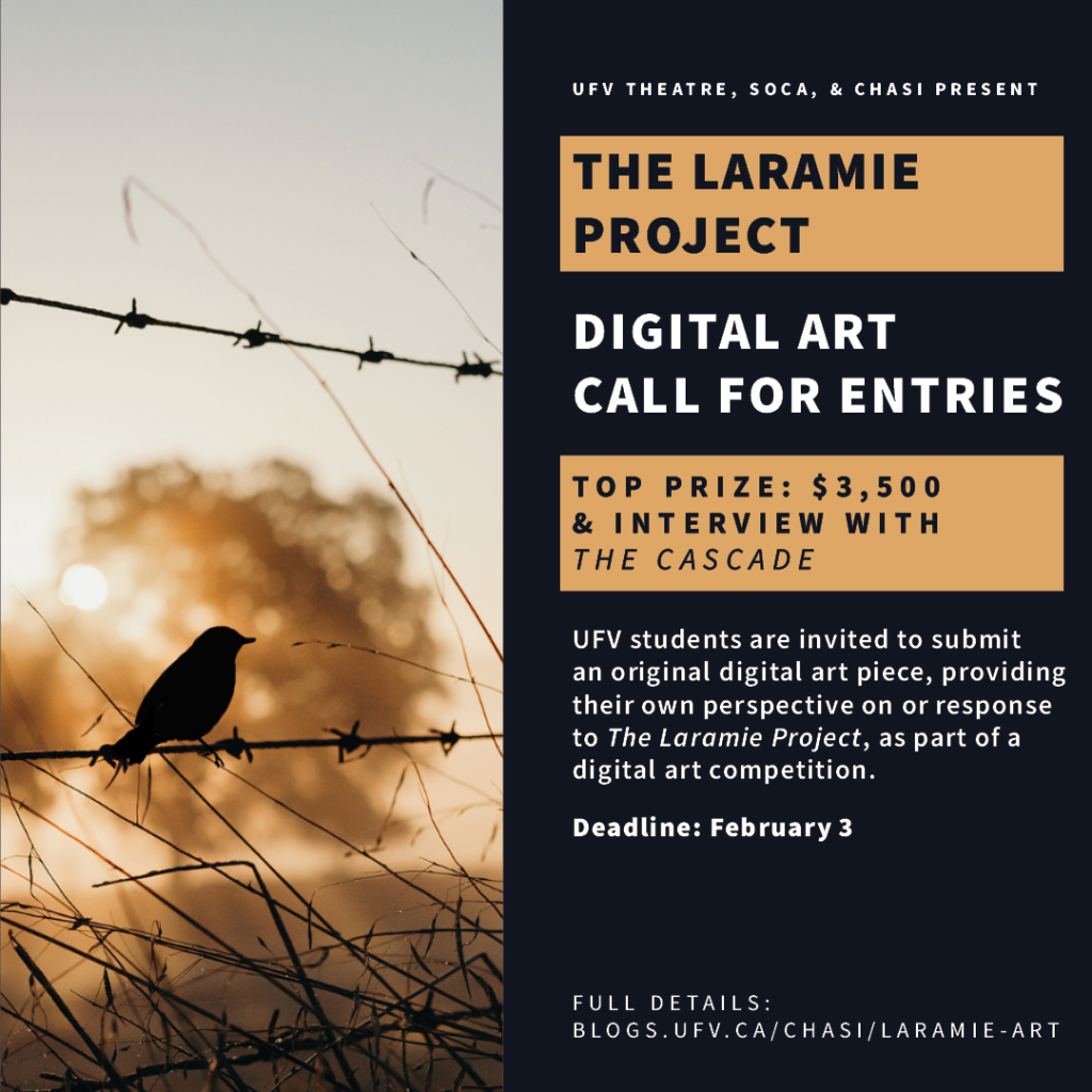 The Laramie Project: digital art competition call for entries