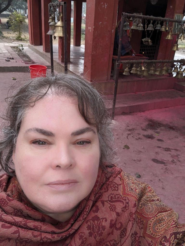 Selfie of Allie in Nepal