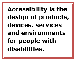 Accessibility definition