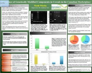 Know your discipline: Biology poster winner from 2015 UFV Student Research Day