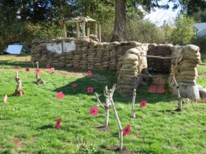 Great War trench reconstruction