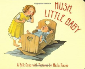 Hush Little Baby for baby announce post