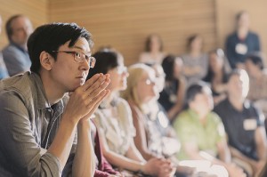 students at indigenizing the academy gathering