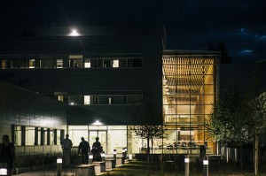 Chilliwack Education Park at night