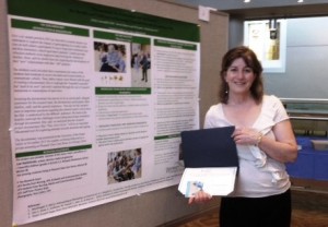 Shelley Canning with poster-UBC Nursing symposium 2014