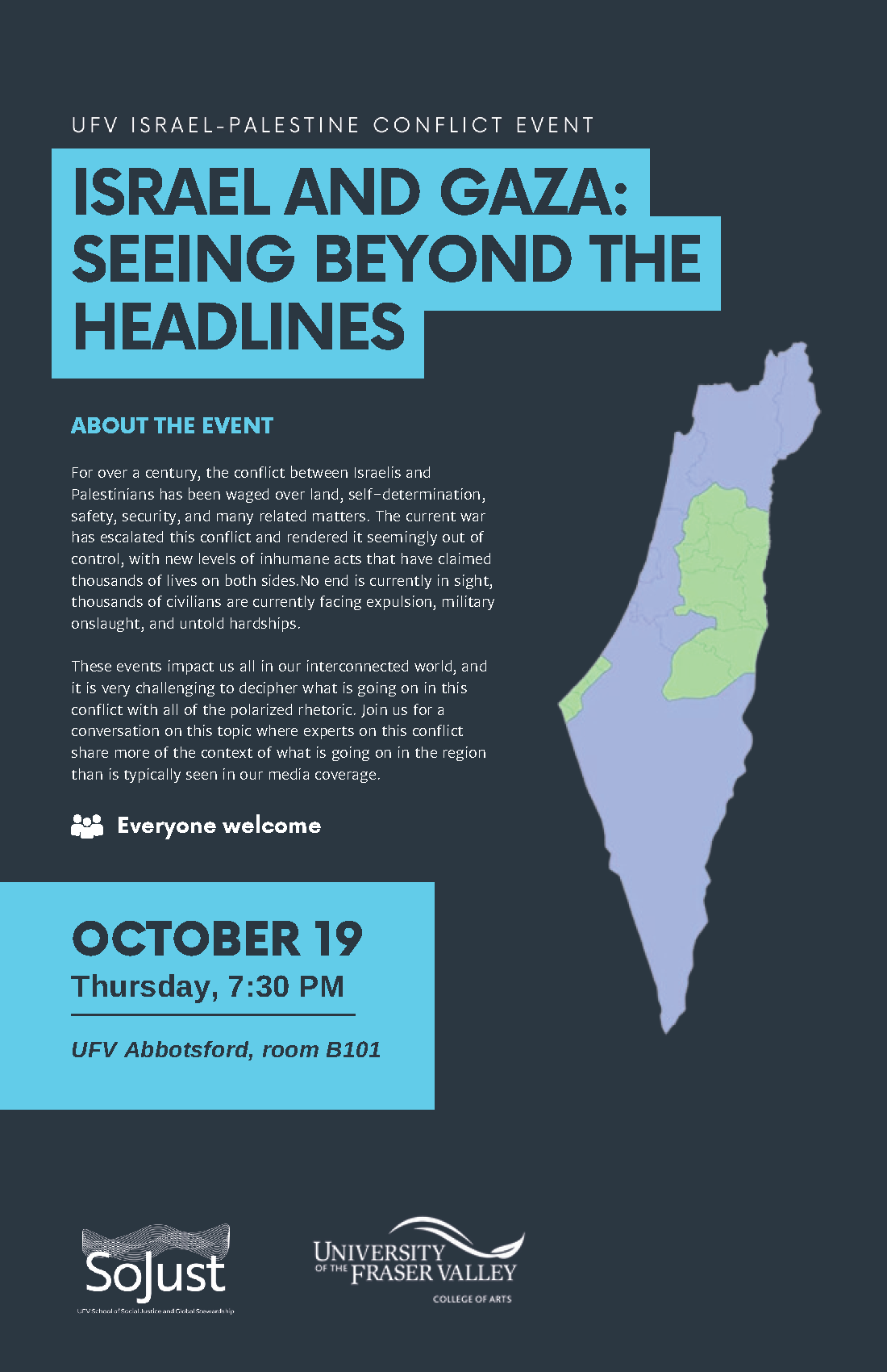 Israel Palestine Panel Poster