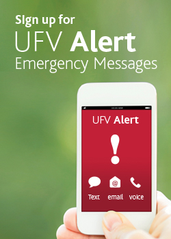 Sign up for UFV Alerts