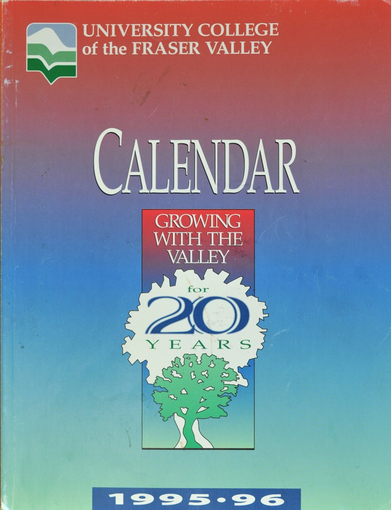 UCFV Calendar 95-96