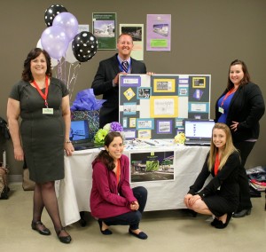 Image showing Team 2 and their display for ABT Web Comm Expo