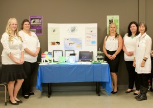 Image showing Team 4 and their display for ABT Web Comm Expo