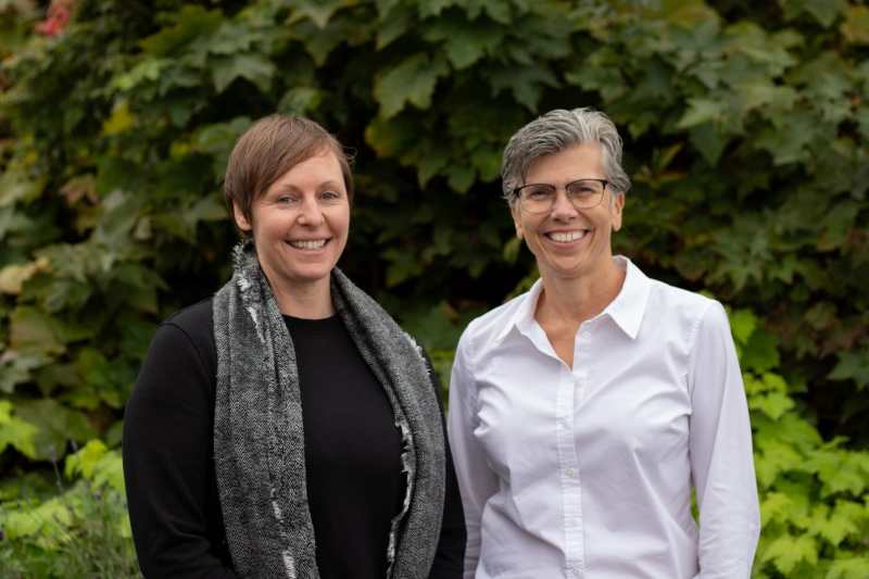 Dr. Anna Griffiths with Dr. Martha Dow