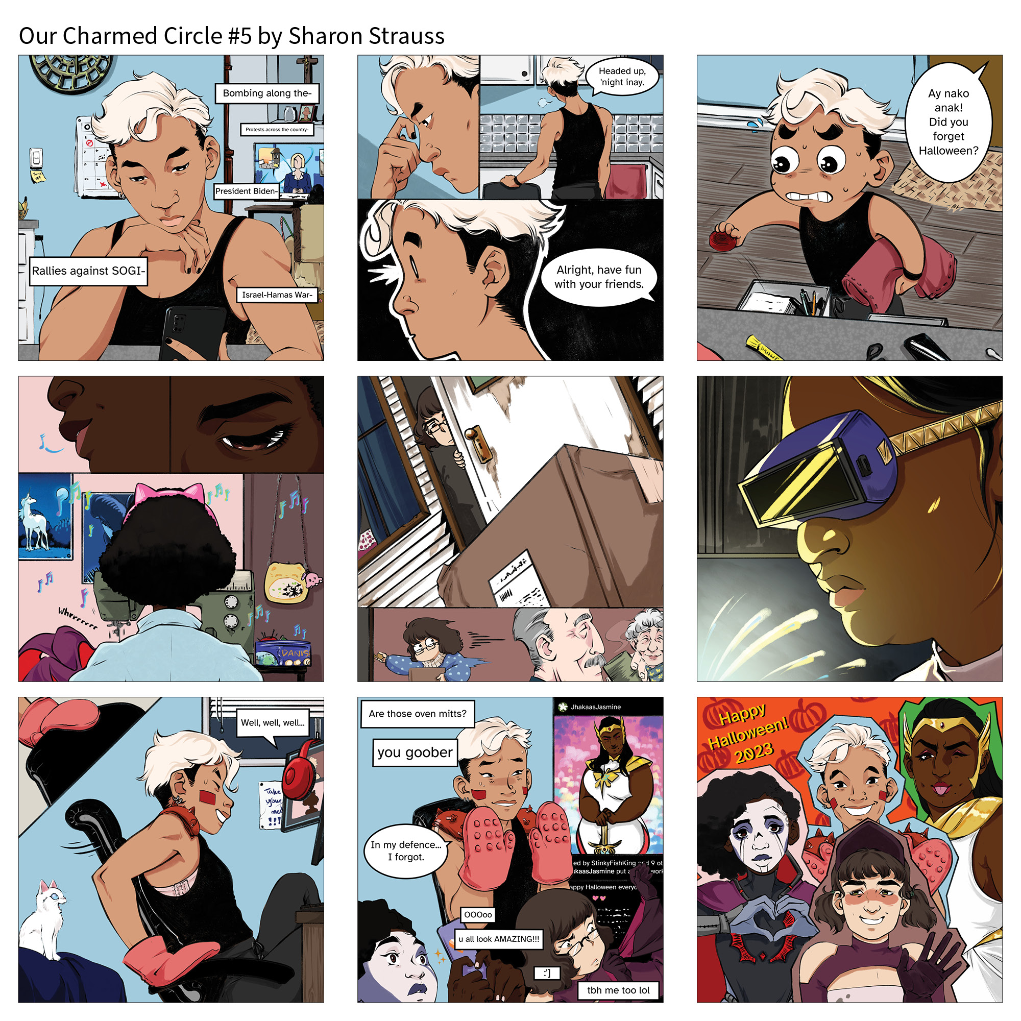 The entire comic as one image. Individual panels are transcribed in the post linked.
