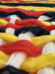 close up of material