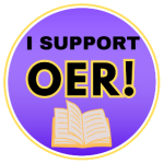 I support OER!