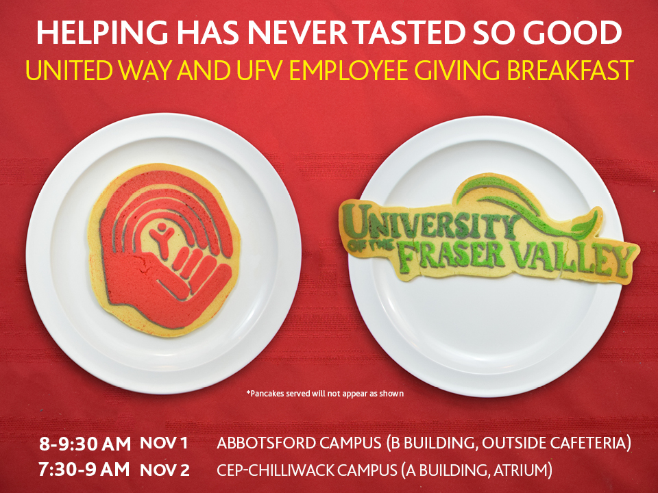 United Way and UFV Employee Giving Breakfast 2022