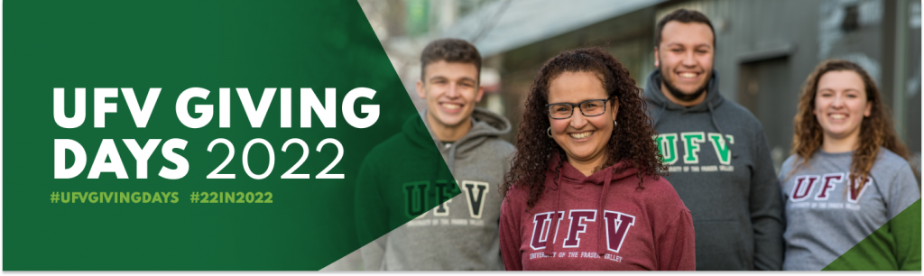UFV Giving Days are April 4-6