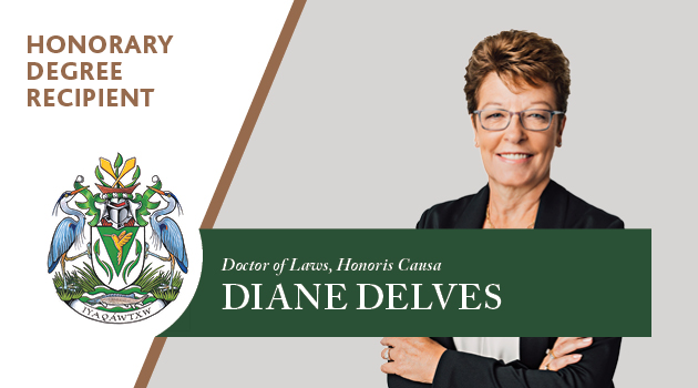 Honorary degree 2022: Diane Delves found success in the real estate industry with passion and philanthropy