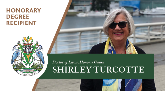 Honorary degree 2022: Shirley Turcotte built on her trauma experience to create psychotherapy tools for Indigenous communities