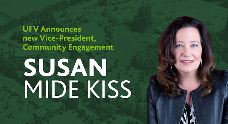 Susan Mide Kiss named UFV’s Vice-President, Community Engagement