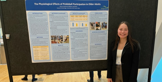 Student presents pickleball research at Aging Better Together symposium