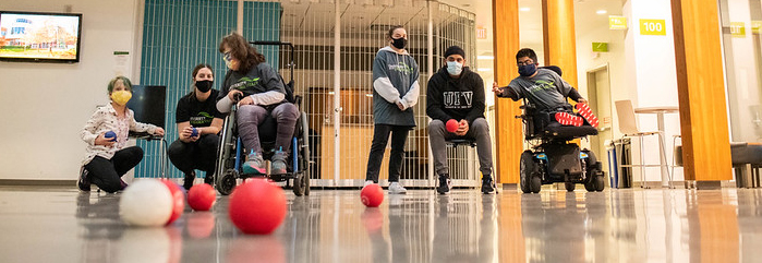 UFV students lead community boccia club for physically disabled