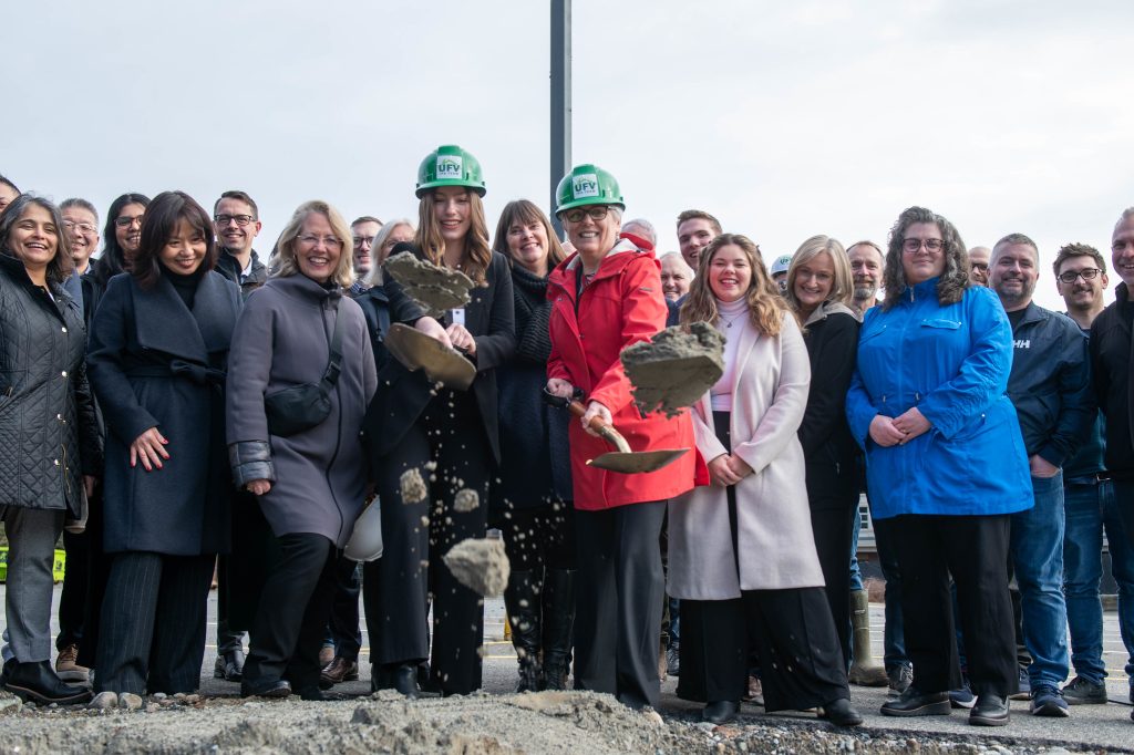 Groundbreaking marks new milestone for UFV’s Student Housing project