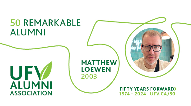 50 Remarkable Alumni: Matt Loewen brings his lifelong passion for service back home 