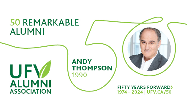 50 Remarkable Alumni: Andy Thompson enjoys an enduring career in the arts