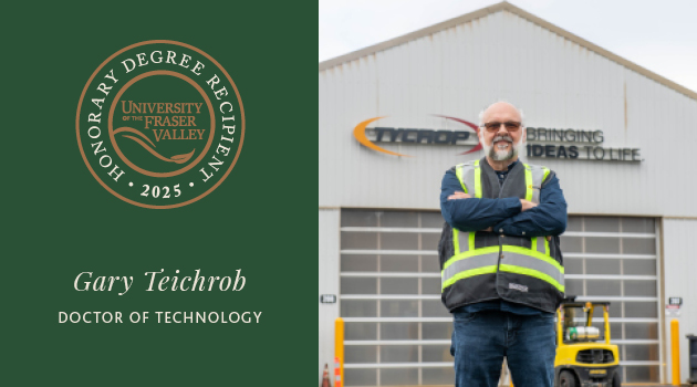 Honorary degree 2025 — Gary Teichrob built TYCROP into leading manufacturer